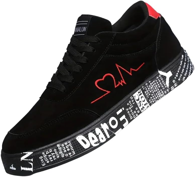 

Мужские кроссовки большого размера - легкие и удобные, противоскользящие и прочные. Подходят для бега, катания на скейтборде и ежедневного использования на улице Fmshi, черный