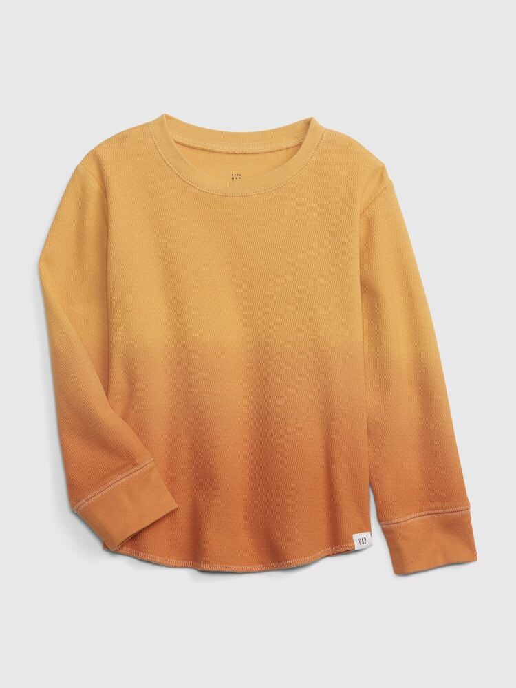 

Хлопковая футболка Gap, желтый