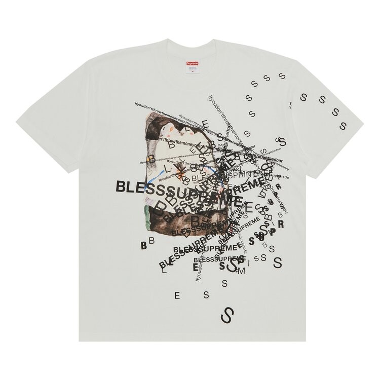 

Футболка Supreme x Bless Observed In A Dream 'White', белый