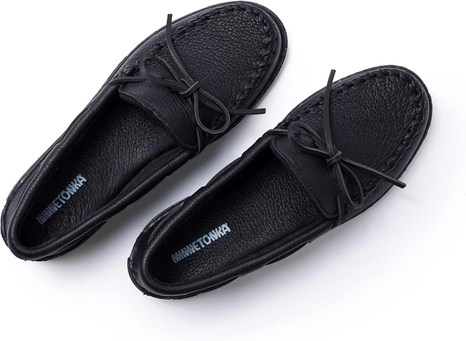 Мужские мокасины Minnetonka Moosehide Classic 892, Black — фото 2