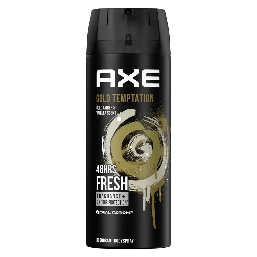 

Axe Дезодорант-спрей для тела Золотое Искушение 135 Мл, Gold