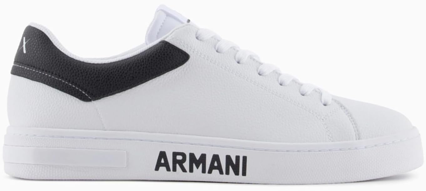 Мужские кроссовки Armani Exchange London Classic, белый/черный — фото 3