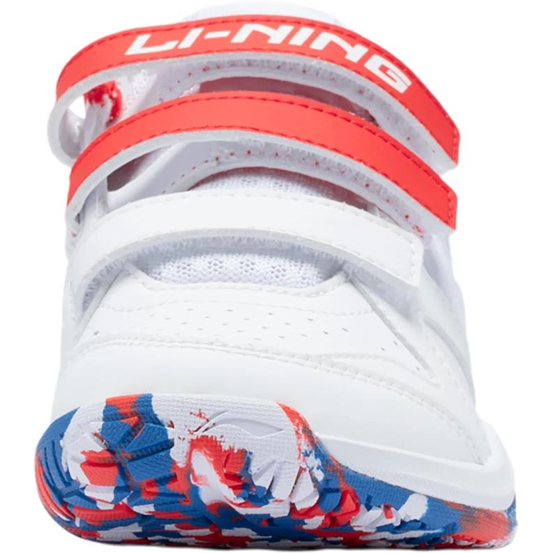 Кроссовки детские противоскользящие износостойкие с низким верхом Thunder Anti Slip LINING YOUNG, белый/красный/синий — фото 3