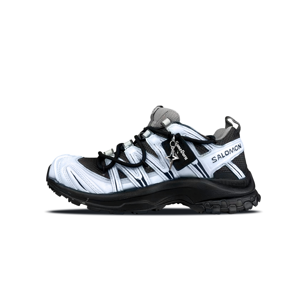 XA PRO 3D Амортизация Поддержка Low top Трейлраннинг Тренировки Беговые кроссовки Unisex Синий SALOMON, черный — фото 3