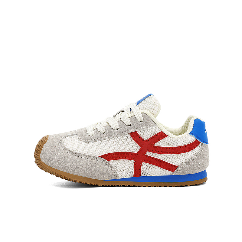 

Кроссовки для скейтбординга Running Collection, устойчивые к истиранию, легкие, с амортизацией и противоскользящей подошвой, низкие, детские Jeep, бежевый синий красный