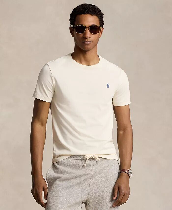 

Мужская классическая футболка с круглым вырезом Polo Ralph Lauren, белый