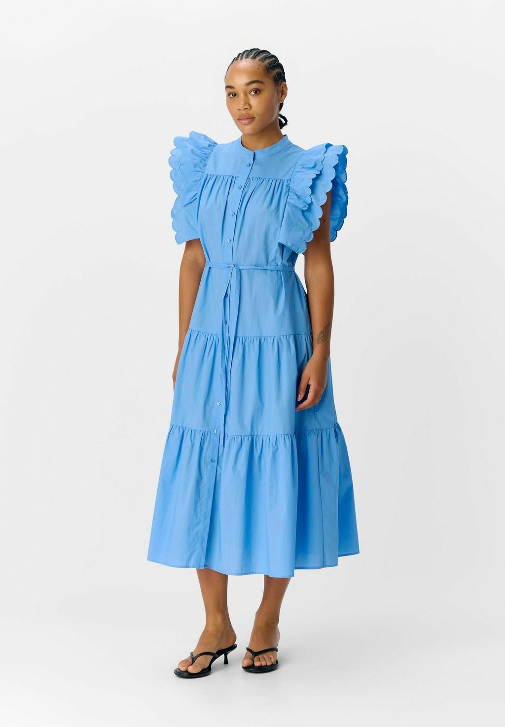 

Платье-рубашка Object, синий