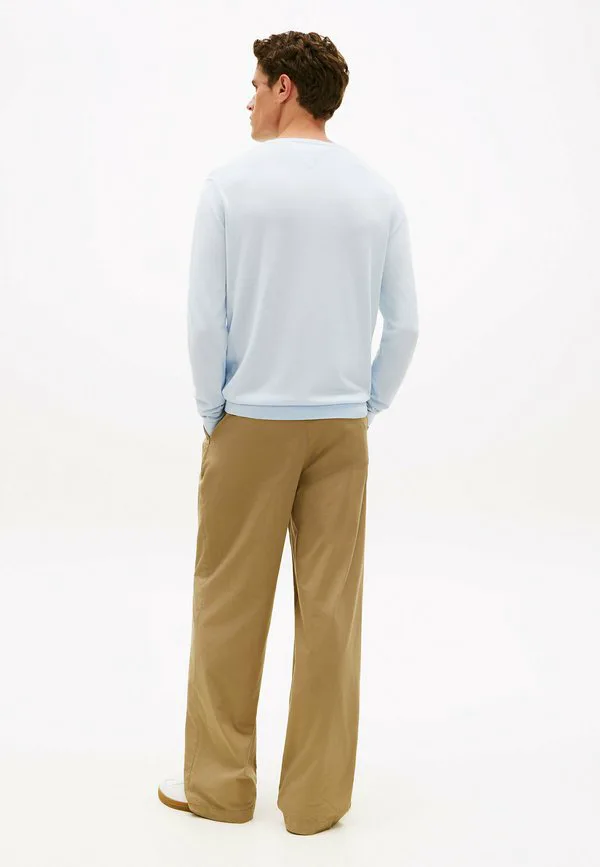 Джемпер с круглым вырезом в стиле smart casual Tommy Hilfiger, Sky Blue — фото 3