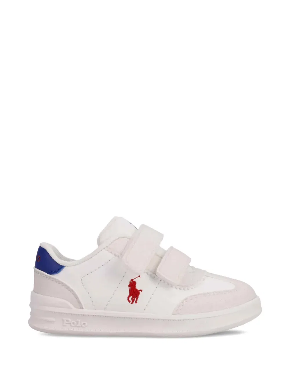 Кроссовки с ремешком на липучке Polo Ralph Lauren Kids, белый — фото 2