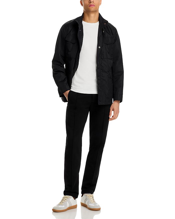 Футболка с коротким рукавом Slim Fit Moncler, слоновая кость/кремовый — фото 2