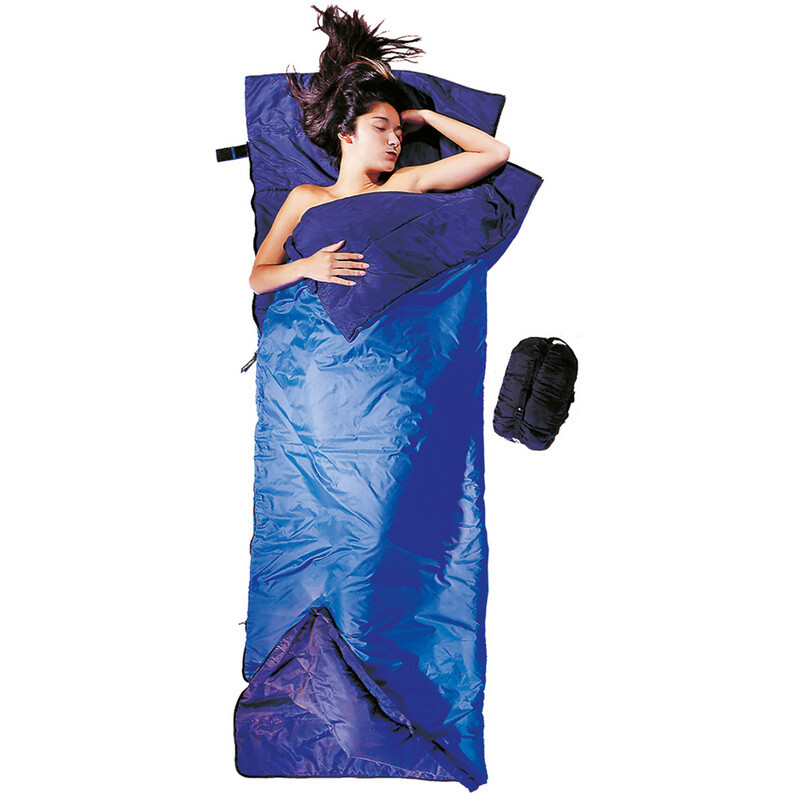 

Шелковый спальный мешок Tropic Traveller Cocoon, синий
