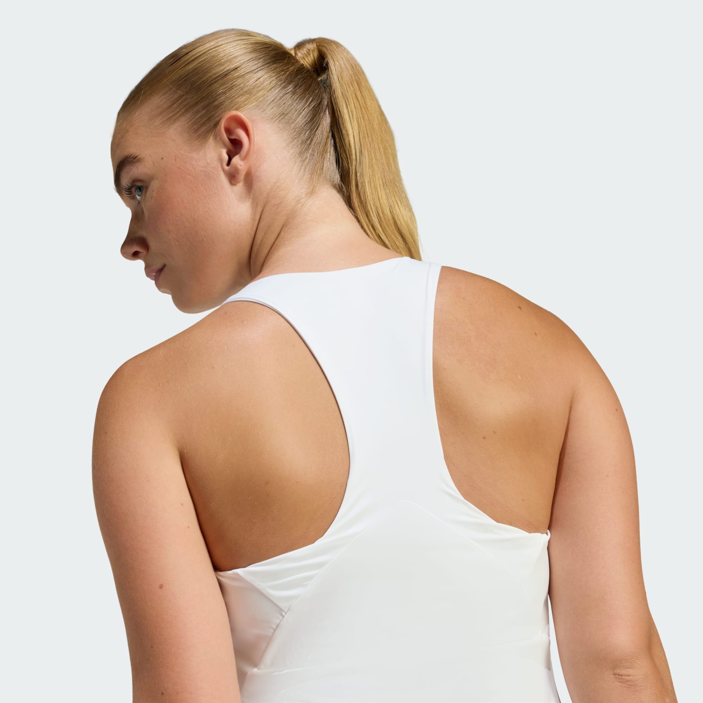 Adidas Performance Спортивный топ в белом цвете — фото 4