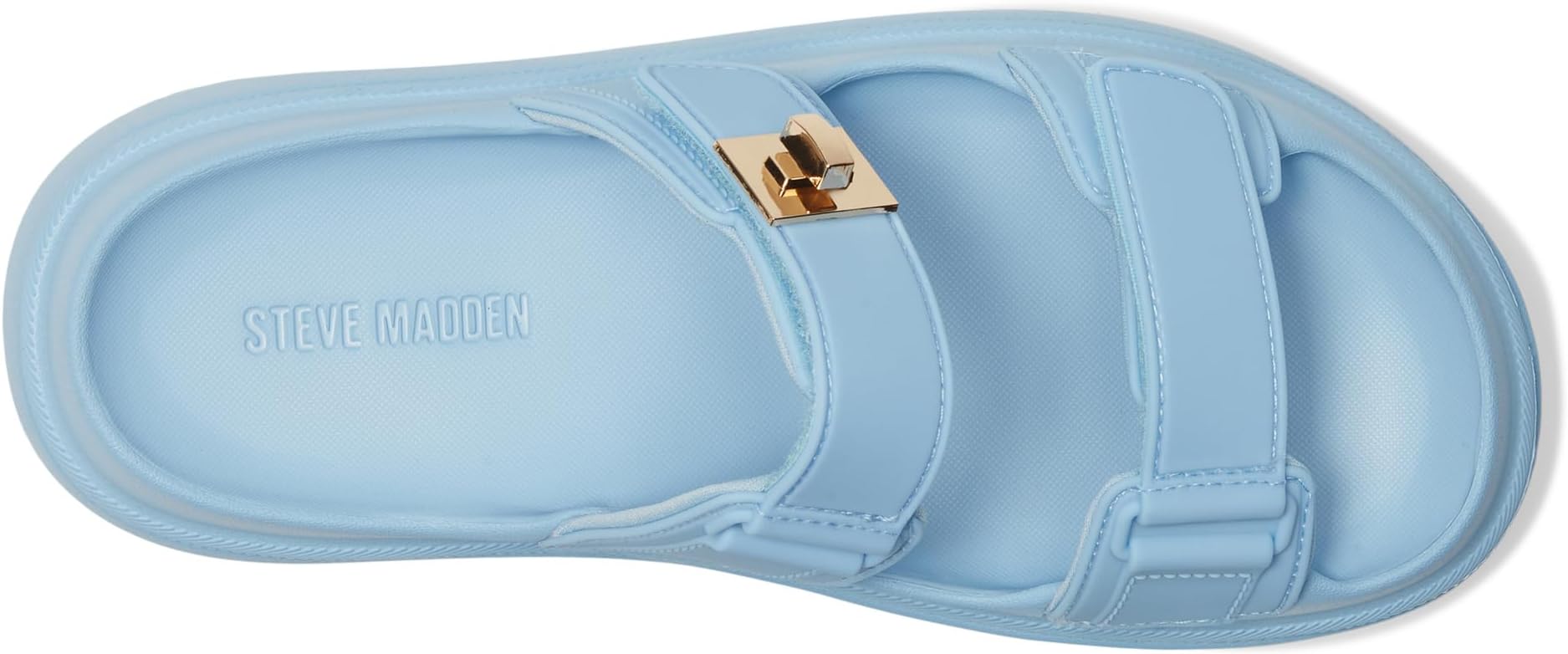 Сандалии Steve Madden Bigschmona, цвет Light Blue Jelly — фото 2