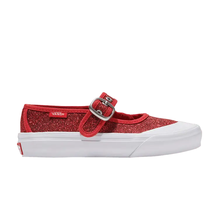 

Кроссовки Vans Mary Jane Kids Glitter - Red, красный