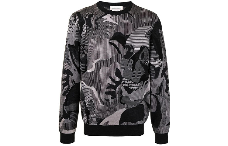 

Свитер мужской серый Alexander McQueen