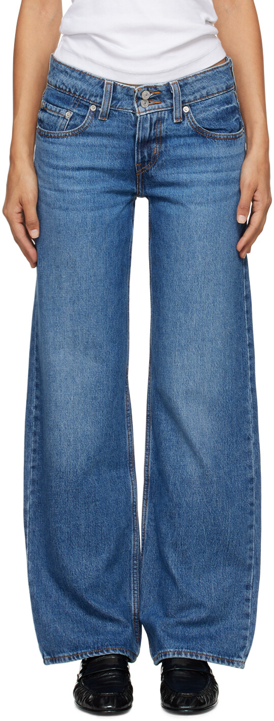 

Синие джинсы Superlow Levi's, It's a vibe
