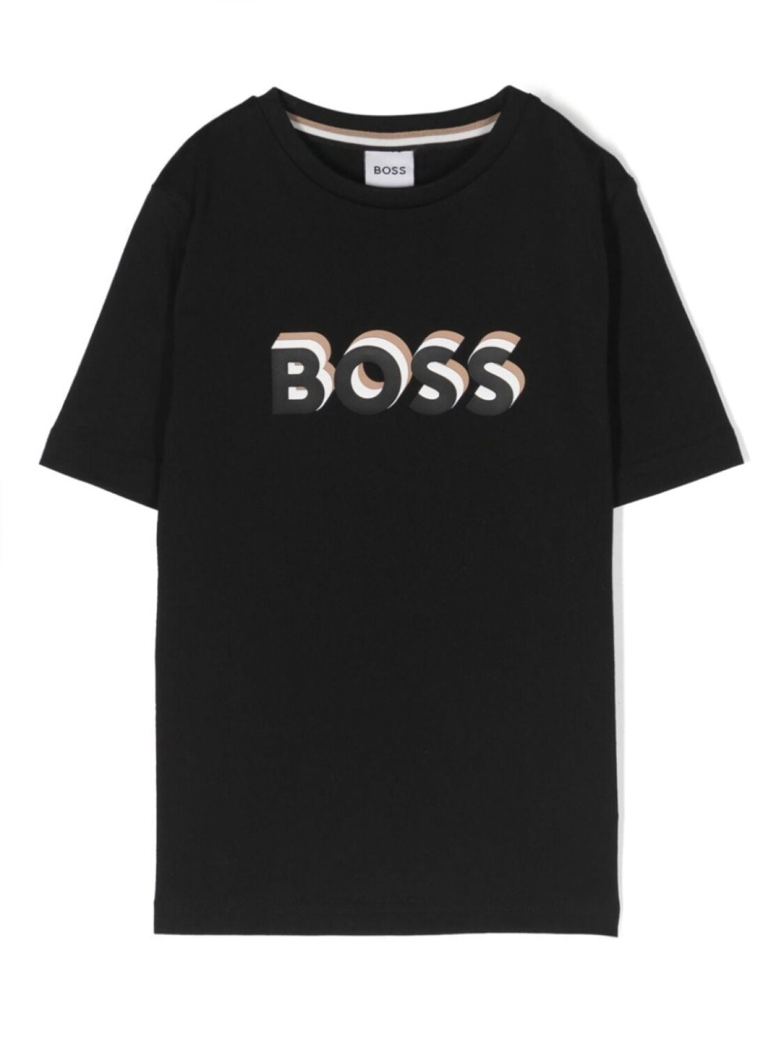 

BOSS Kidswear футболка с логотипом, черный