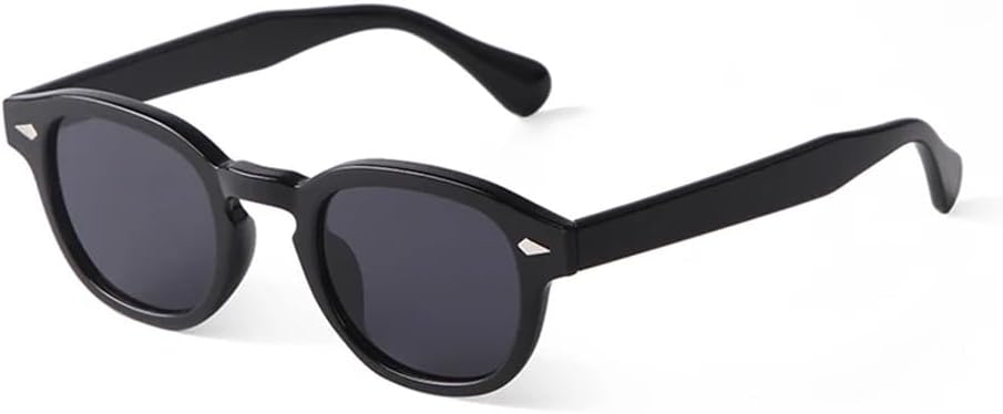 

Синие круглые солнцезащитные очки для женщин и мужчин с заклепками, защита от УФ-излучения UV400, для занятий спортом на открытом воздухе, бега и путешествий UYPTK, 19