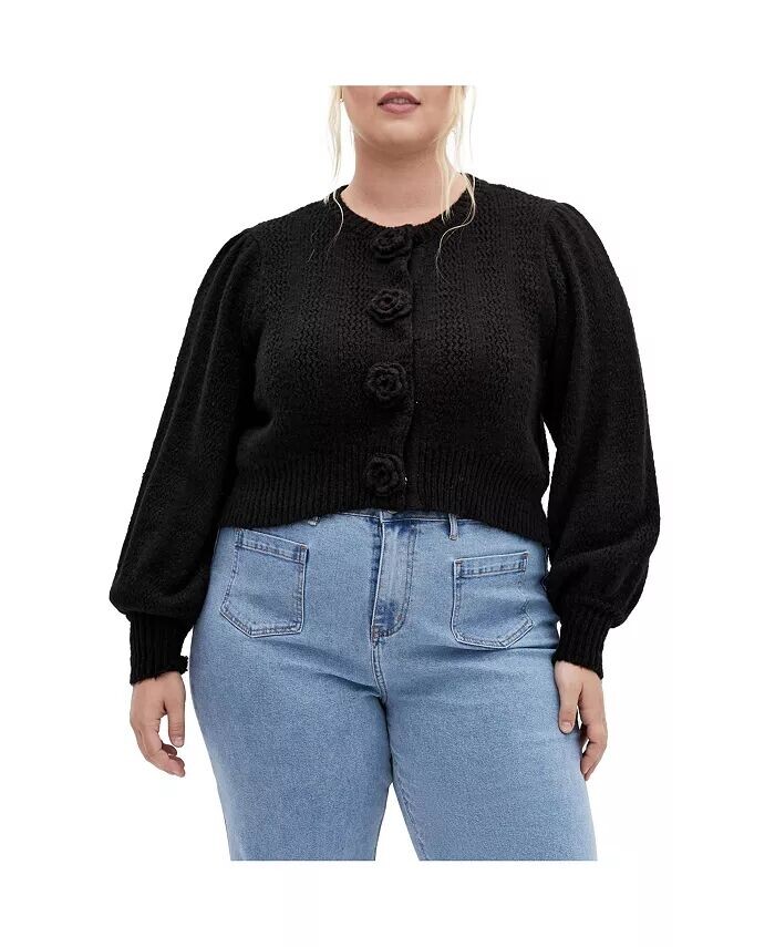 

Кардиган Rosie Plus Size CITY CHIC, черный