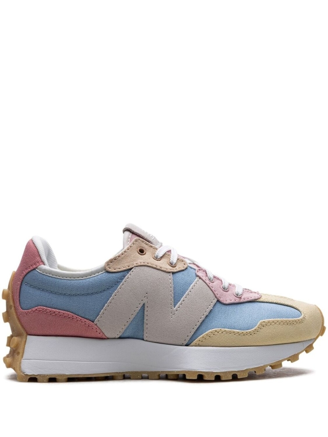 

New Balance кроссовки 327 Light Indigo/Multi Colour, синий