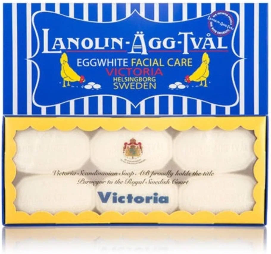Мыло для лица Victoria Egg White Soap, 50 г x 6, Розовый — фото 3