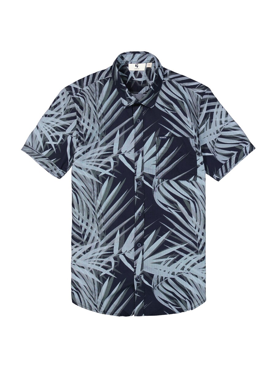 

Рубашка на пуговицах классического кроя GARCIA, темно-синий/светло-синий