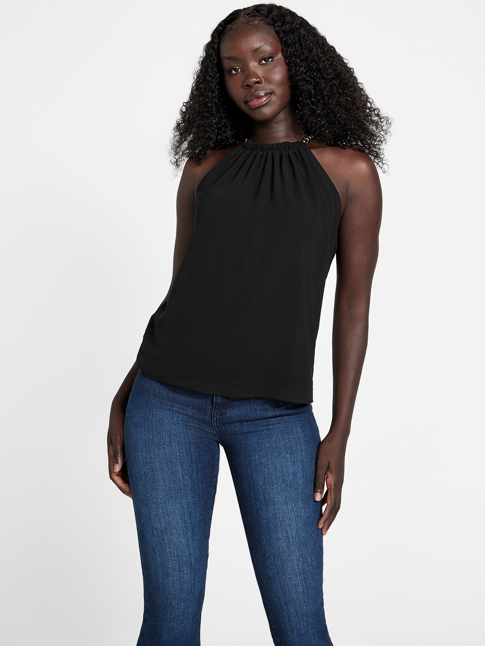 

Топ Тилла Холтер Guess Factory, черный
