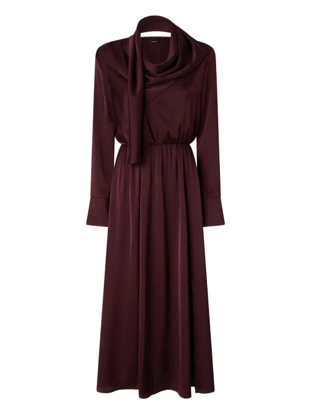 

Миди-платье Maite с шарфом Pinko, красный