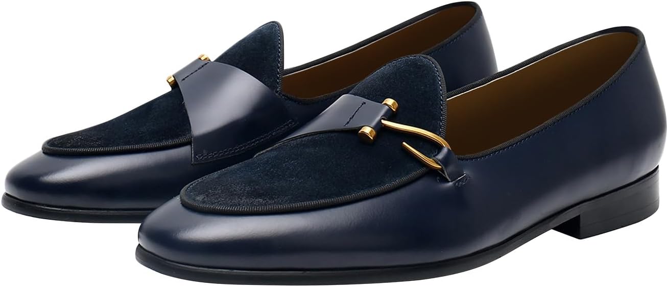 

Мужские премиальные кожаные лоферы Santimon, верх из черной коровьей кожи, удобная обувь для свадьбы и деловых мероприятий, классические туфли без шнурков