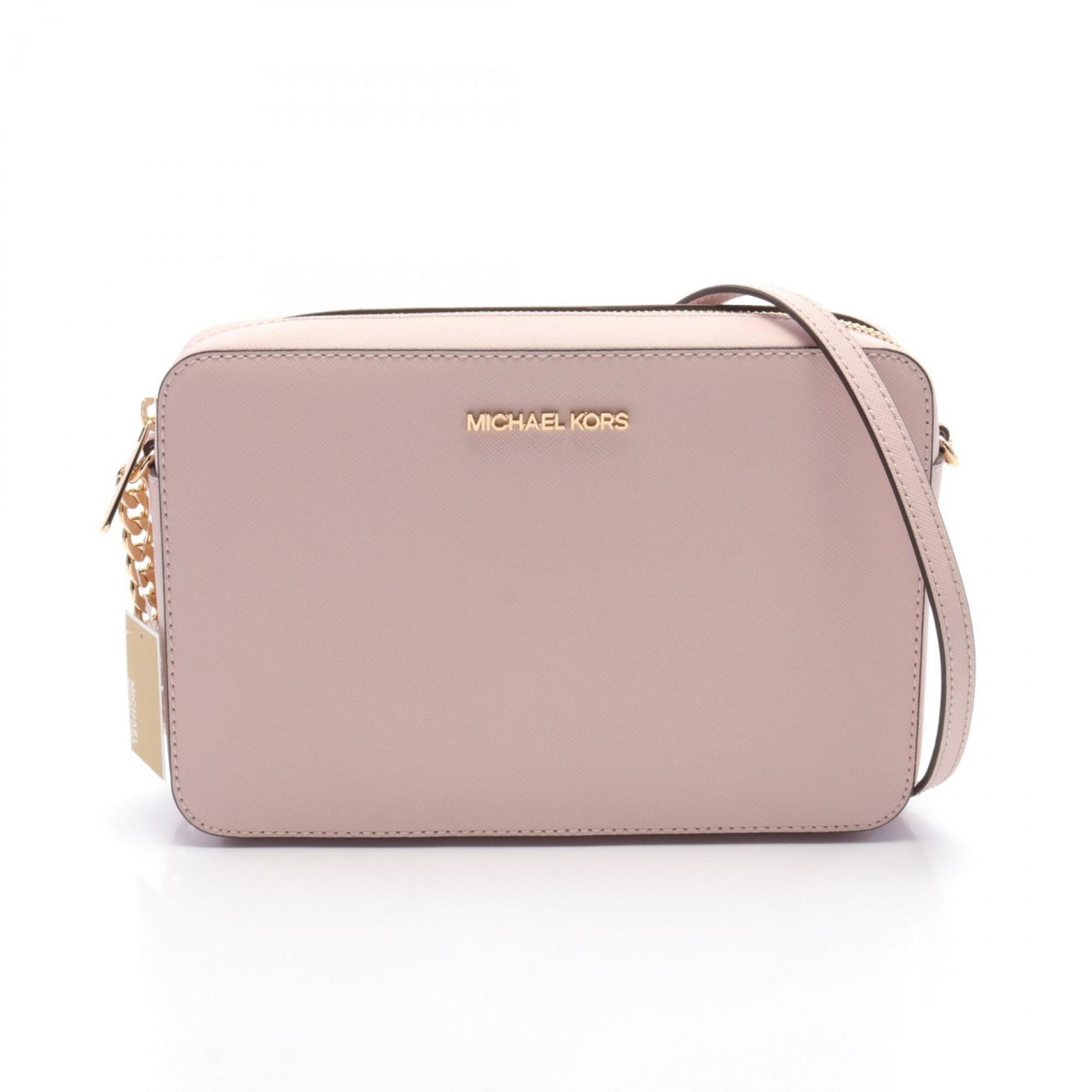 

Michael Kors Jet Set кожаная сумка через плечо слинг сумка, розовый
