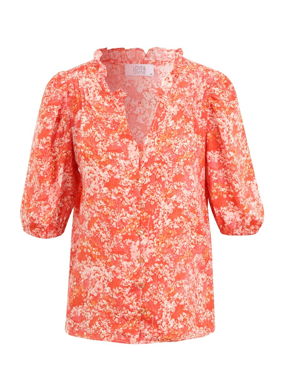 

Блузка с коротким рукавом Love & Divine Blouse Love, красный
