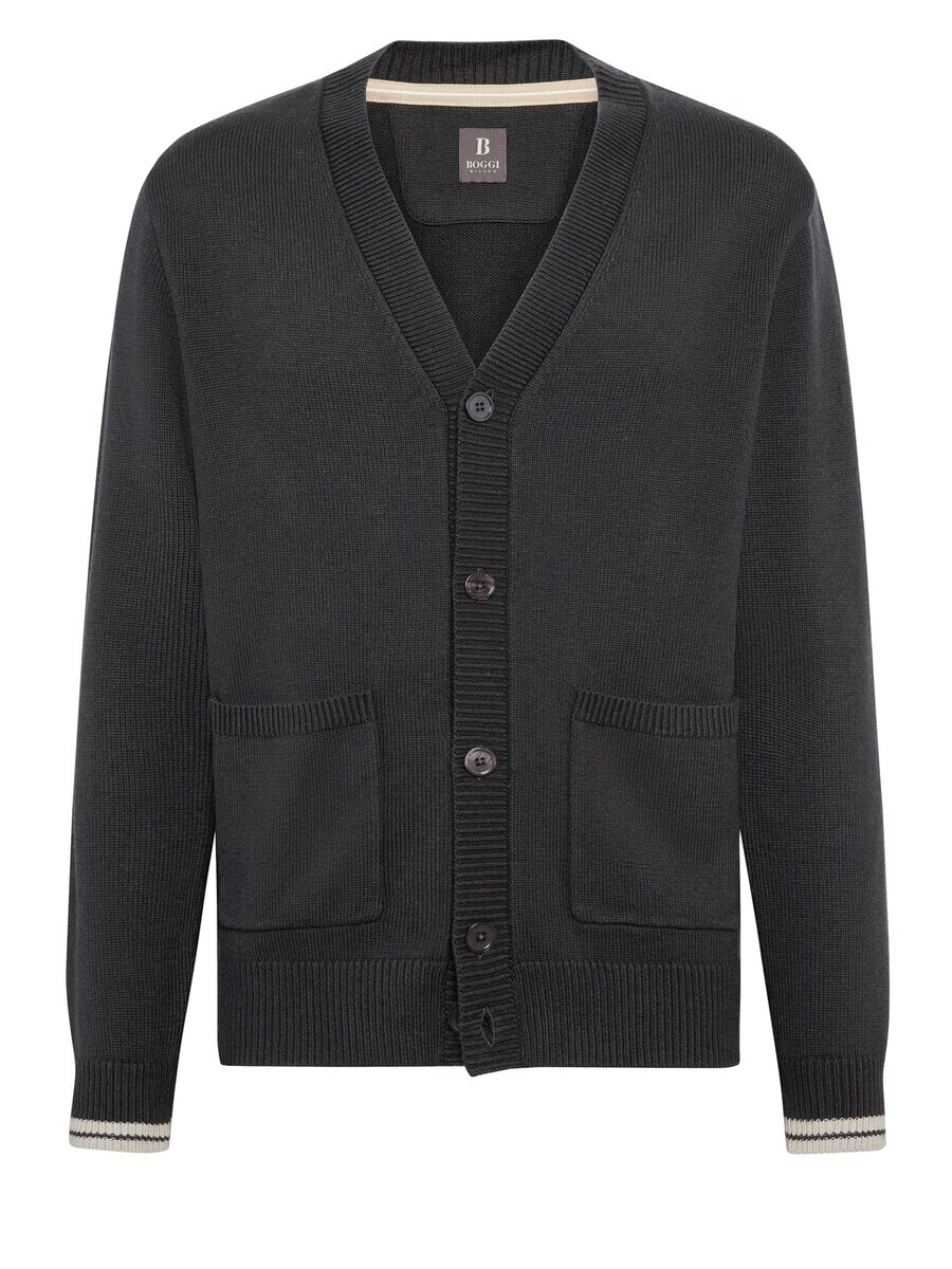 

Кардиган Boggi Milano Knit Cardigan, серый
