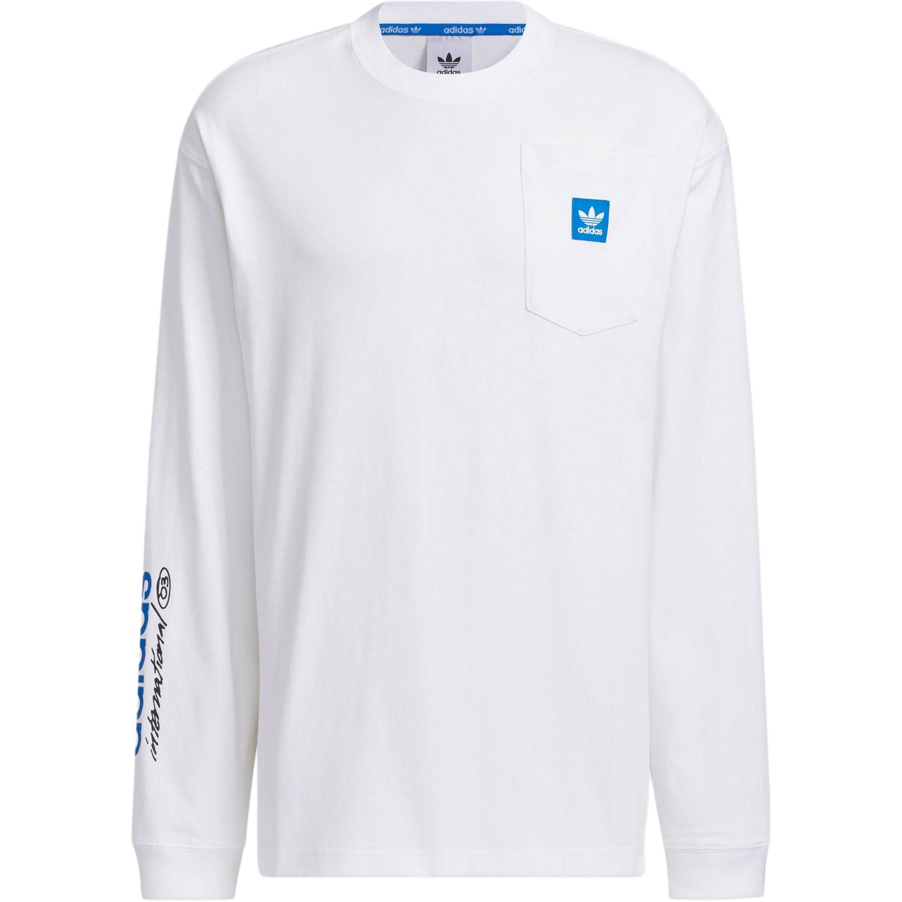 Adidas Originals Футболка с длинным рукавом city skate мужская white — фото 3