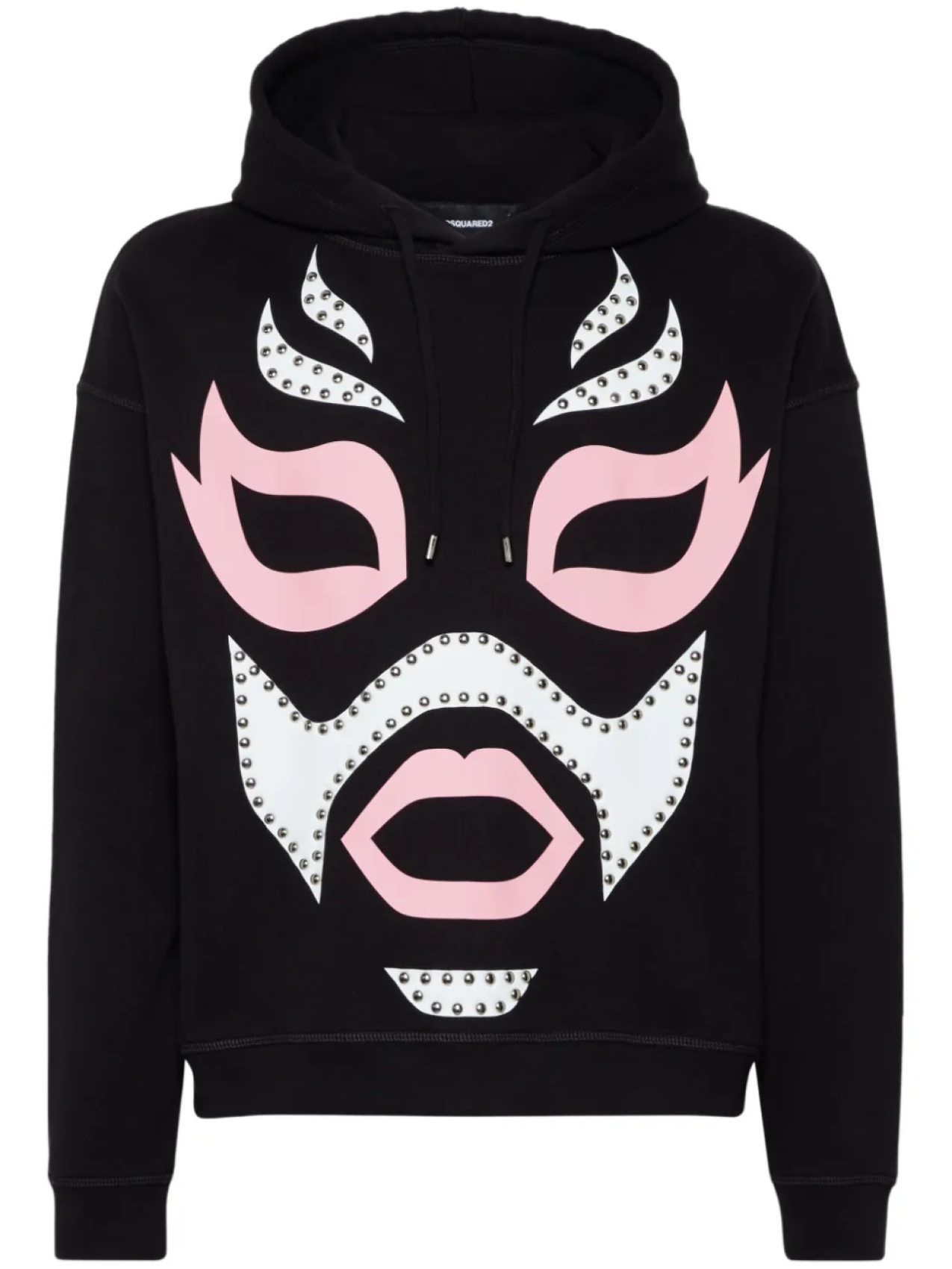 

DSQUARED2 худи с графичным принтом, черный