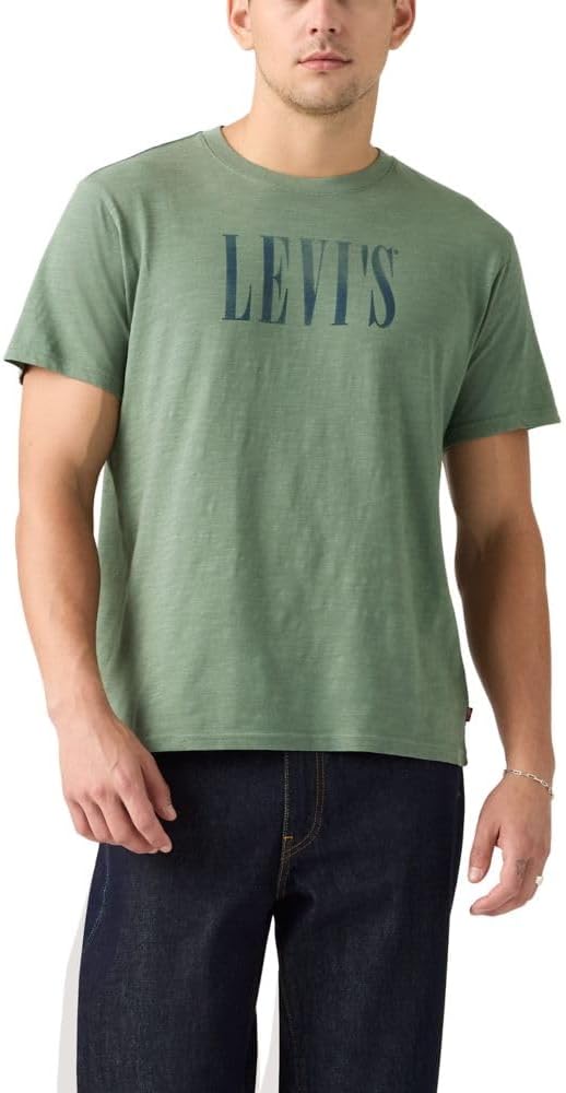 

Мужская графическая футболка Levi's, (New) Serif Logo Laurel Wreath