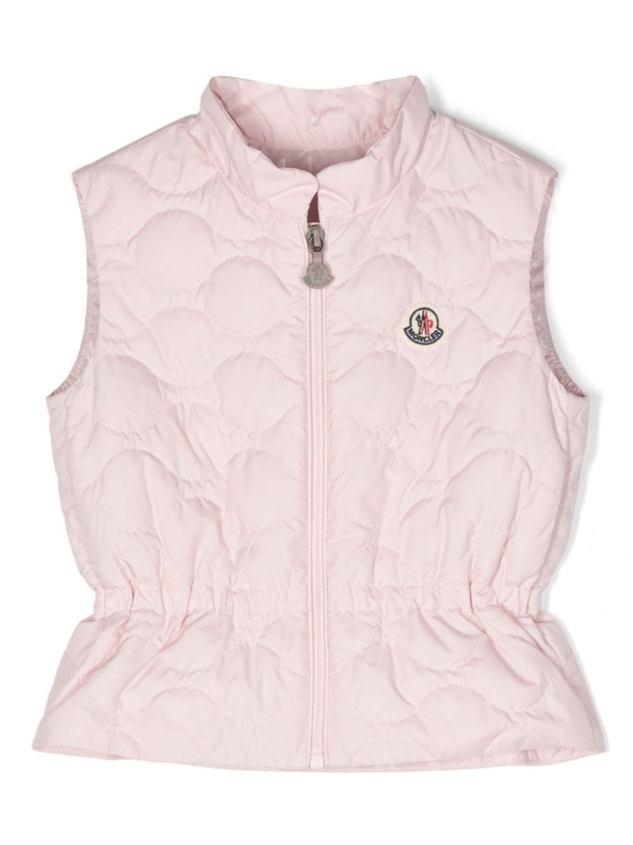 

Moncler Enfant стеганый жилет Ambertine, розовый