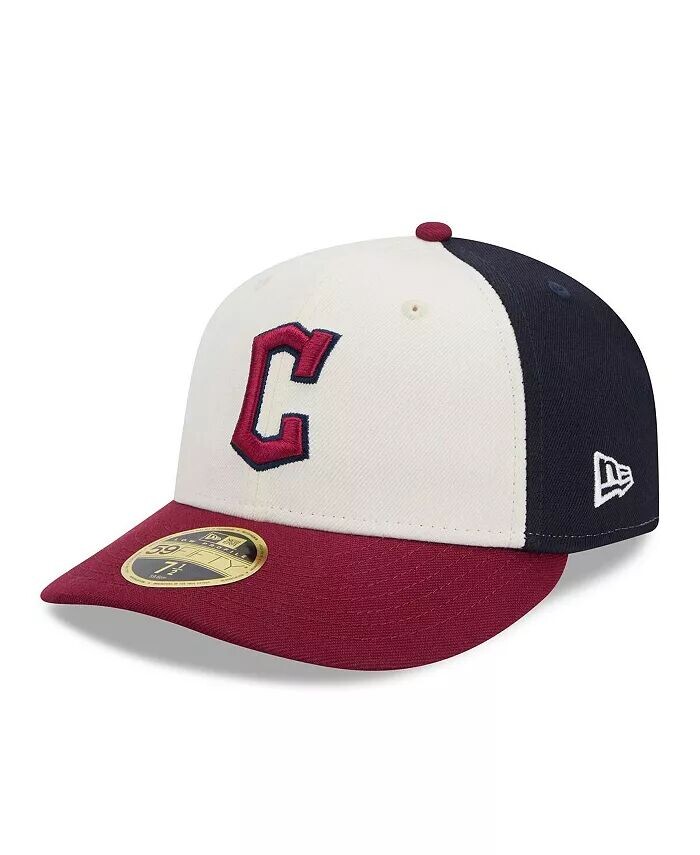 

Мужская белая/красная кепка Cleveland Guardians 2024 City Connect Low Profile 59FIFTY Fitted New Era