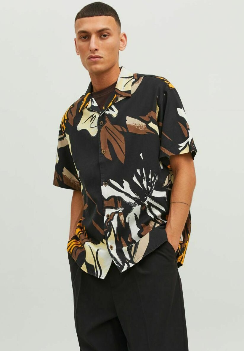 

Рубашка JORCABANA AOP SS LN Jack & Jones, черный
