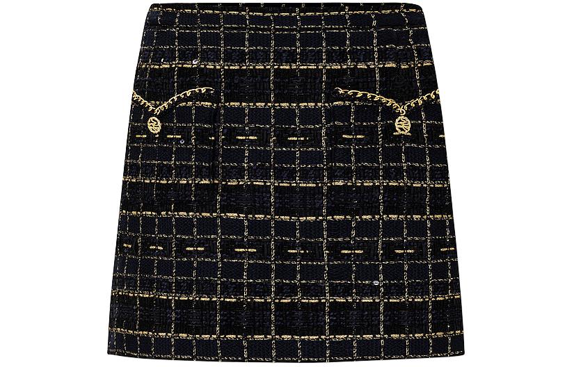 

KARL LAGERFELD / Karl Lagerfeld Jeans Повседневная короткая юбка KARL LAGERFELD для женщин черная gold