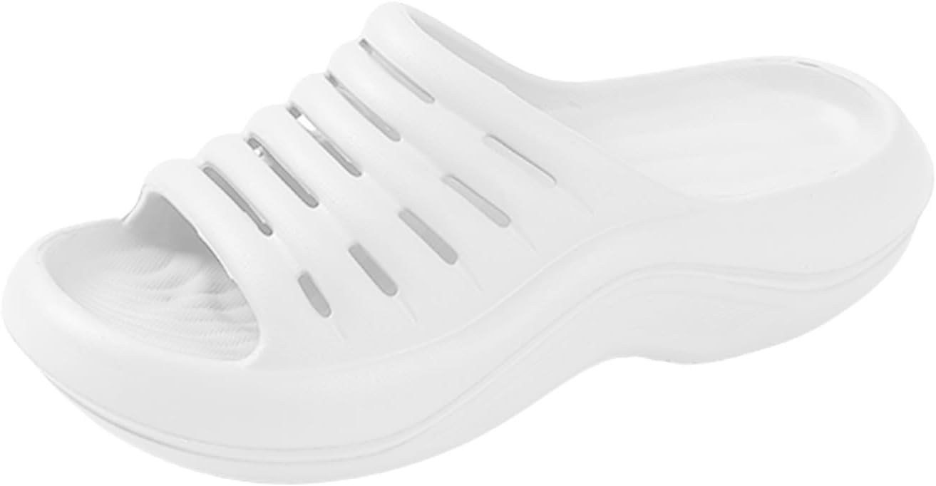 

Женские сандалии для восстановления с удобной поддержкой при плантарном фасциите, легкие душевые тапочки, быстро сохнущие шлепанцы для бассейна, ортопедические тапочки с комфортной подошвой, сандалии на толстой подошве Generic, белый