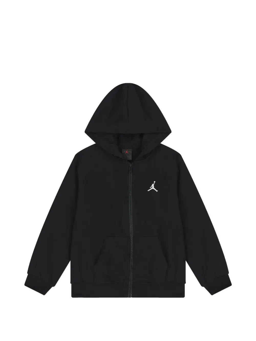 Толстовка Jordan с капюшоном и застежкой-молнией Nike Kids, черный — фото 4