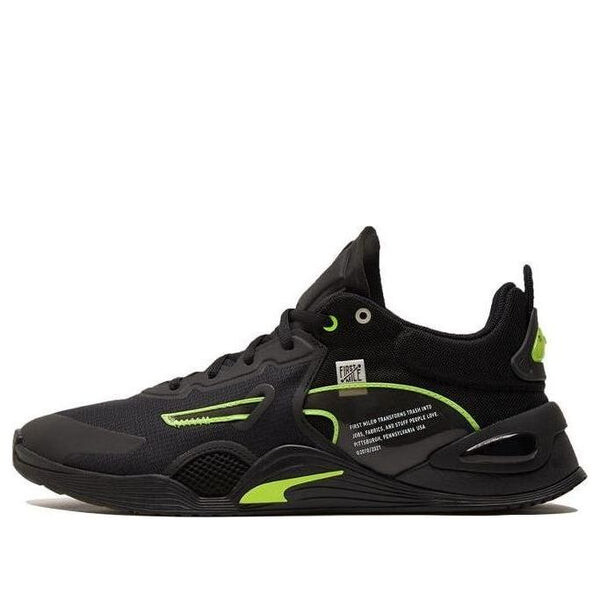 

Кроссовки first mile x fuse 'black soft fluo yellow' Puma, черный