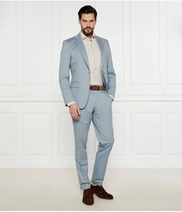 Футболка P-HANK-spread-243 slim fit Boss, бежевый — фото 2