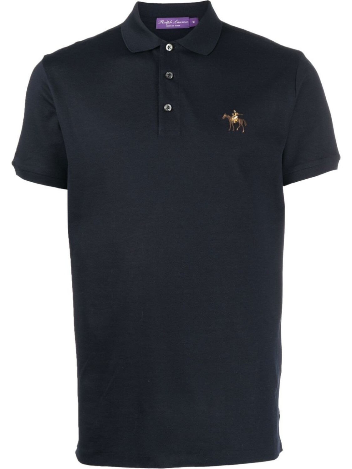 

Ralph Lauren Purple Label рубашка поло с вышитым логотипом, синий