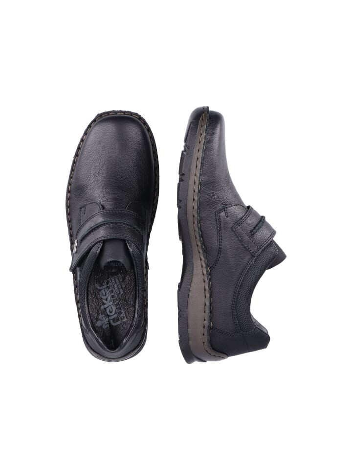 Туфли на шнуровке rieker Herren Klettschuh, цвет schwarz/schwarz/schwarz — фото 4