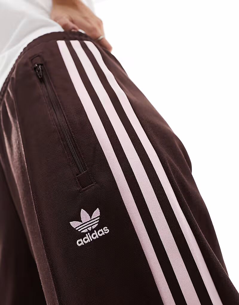 Спортивные брюки Adidas Originals Classics коричневого и розового цвета — фото 2