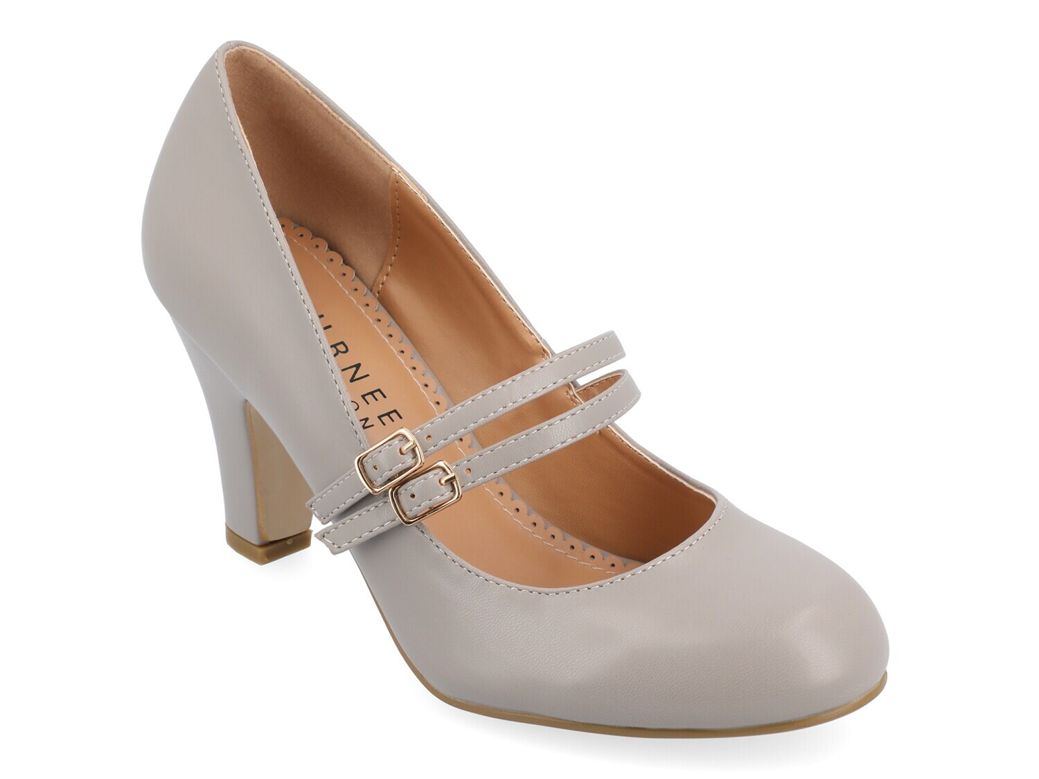 Туфли Journee Collection Windy Mary Jane, серый