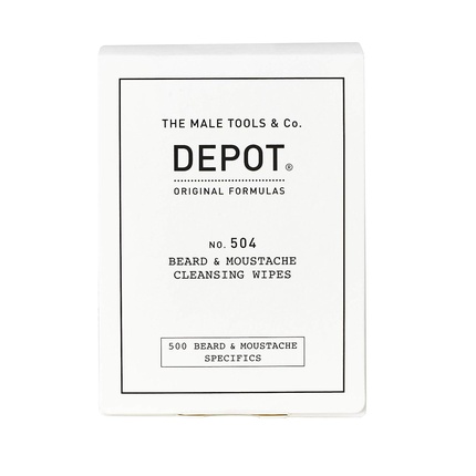 

Depot 504 Салфетки для очищения бороды и усов, Depot The Male Tools