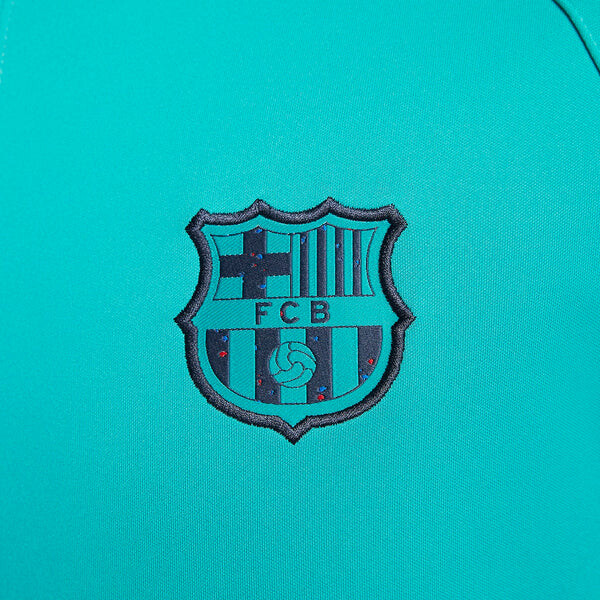 Куртка fc barcelona academy pro третья трикотажная куртка Nike, синий — фото 3