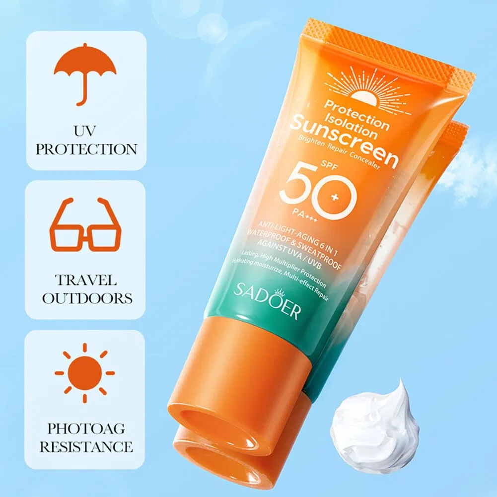Увлажняющий солнцезащитный лосьон SPF 50+ (2 шт.) Jawseu, 2 Pieces. — фото 4